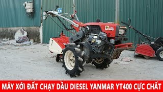 Máy Xới Đất Chạy Dầu Diesel Yanmar YT400 Cực Đẹp Và Chất Phay Sau