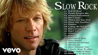 Top 100 Best Slow Rock Of All Time - Scorpions, Bon Jovi, Eric Clapton, Guns N' Roses, Steelheart,U2