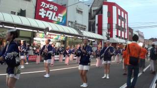 高知市役所踊り子隊　　　～2014高知よさこい祭り本番2日目　升形