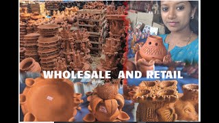Diyas and Decorative Items For Diwali ||  Govind Terracottas Nacharam || Wholesale and Retail Prices