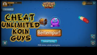 cara hack cheat WORMS ZONE / UNLIMITED COIN