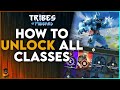 HOW TO UNLOCK ALL 8 CLASSES ON TRIBES OF MIDGARD!