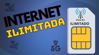 Plano Ilimitado sem redução de velocidade, Internet 3G 4G 5G