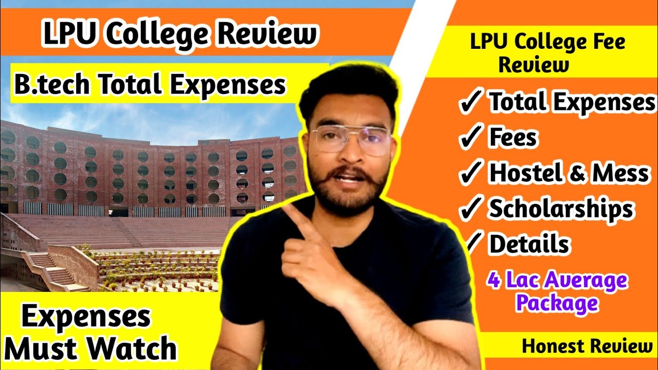 B Tech LPU | Total Cost Of CSE From LPU | CSE Review | PLACEMENTS ...