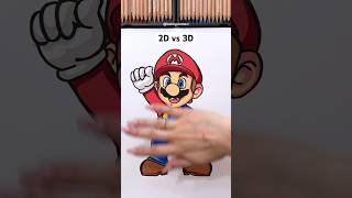 New Drawing Transition Results! 2D vs 3D Super Mario
