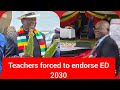 drama as teachers defy chiwenga warning as they endorse 2030 tenure extension