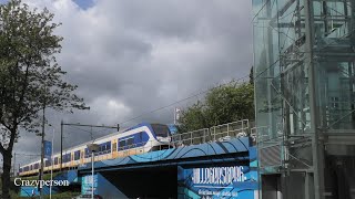 NS Treinen SLT bij Nieuwe Lift Station Rotterdam Noord