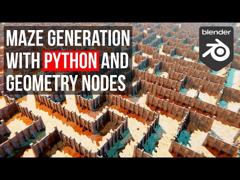 Generate Mazes In Blender With Python Youtube