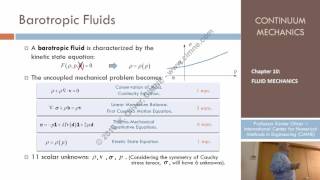 Continuum Mechanics - Ch 10 - Lecture 1 - Governing Equations