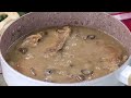 one pan pork chops with creamy mushroom gravy recipe