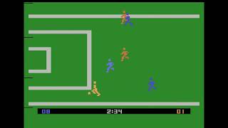 RealSports Soccer (Atari 2600 Game) - Level 1 Longplay (easiest)