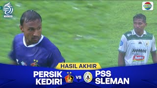 Hasil Akhir Pertandingan - Persik Kediri vs PSS Sleman | BRI Liga 1 2024/25