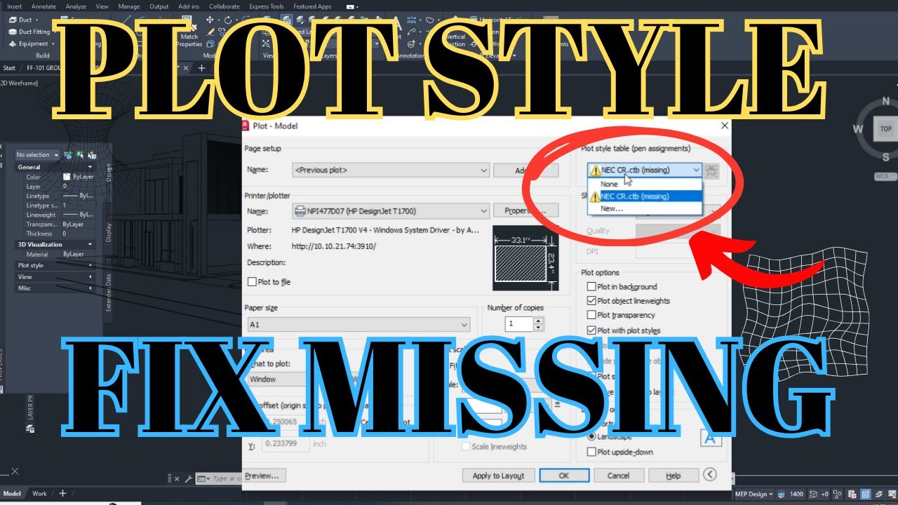 How To Add Plot Style CTB File In AutoCAD 2024 | AutoCAD Tips And ...