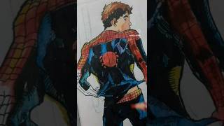 Colouring one of the best Superhero ( Spider-man ) #shorts #art #artwork #artist #spiderman