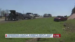 Henderson County deputy released from hospital after being shot twice on Thursday