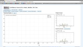 StatKey Single Variable Analysis