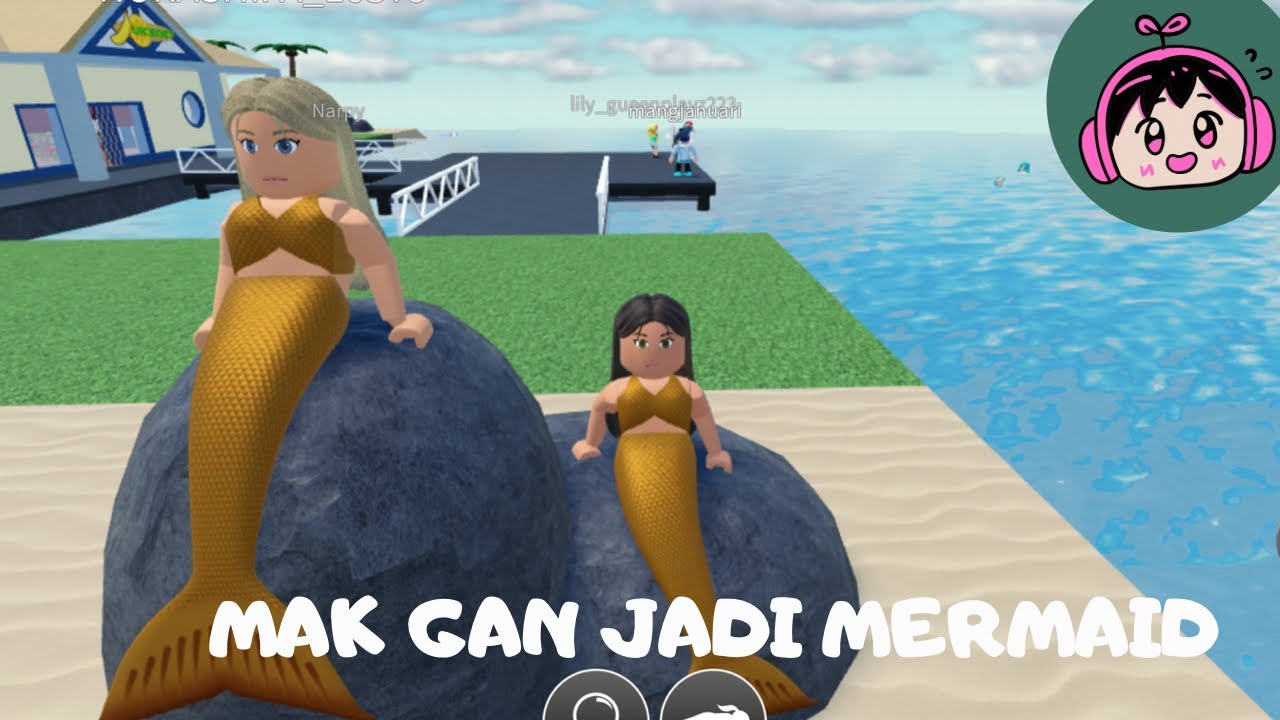 Mak Gan Jadi Mermaid Roblox H2o Mermaid Testing Youtube