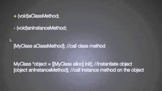 appBuilderTV.com Objective-c Class and Instance Methods