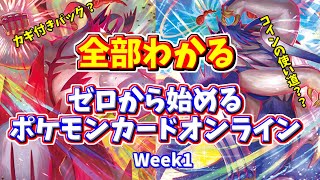 【ポケカ】この動画で基本が全部わかるポケモンカードオンライン～ゼロから始めるPTCGO～Week1【とーしん】