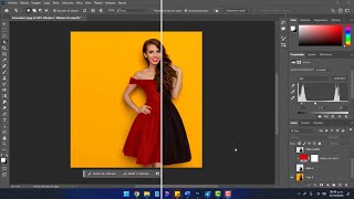 How to change the color of clothes from black to red in Adobe Photoshop