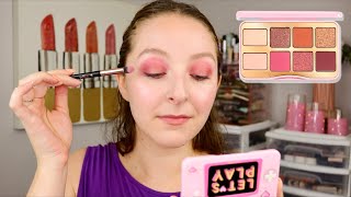 Too Faced Let's Play Mini Eyeshadow Palette Tutorial, Swatches \u0026 Review