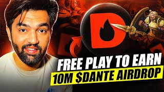 Dante Games : Hellmaster Phase 1 - Free to Play \u0026 Earn - 10M $DANTE Airdrop