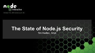 The State of Node.js Security [I]