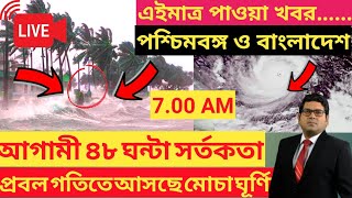 প্রবল গতিতে আসছে  কালবৈশাখী ঝড় ।।