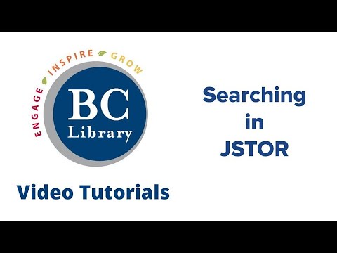 JSTOR Tutorial - YouTube