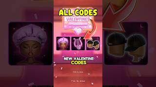 DRESS TO IMPRESS ALL NEW CODES VALENTINE'S UPDATE #roblox #dresstoimpress #dti