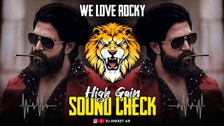 We Love Rocky ( Private High Gain Sound Check ) || DJ ANIKET AR