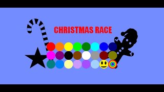 (24 Marble Race) EP.2: Christmas Race | Algodoo
