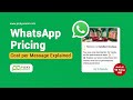 WhatsApp Business Pricing Explained | Message Types, Costs & Free Replies