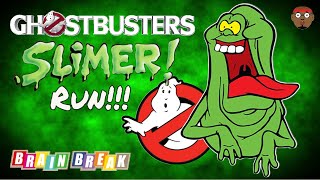 Slimer Run - A Halloween Brain Break | Halloween Sing-Along | Kids Halloween Songs & Nursery Rhymes