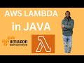 Your First Lambda in JAVA | AWS lambda | JAVA Lambda