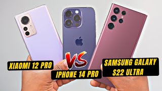 iPhone 14 Pro vs Samsung Galaxy S22 Ultra vs Xiaomi 12 Pro Camera Comparison