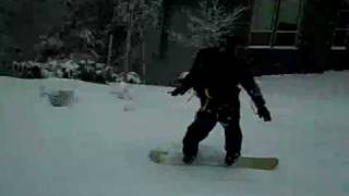 Snowboarder ATTACKED by MAD DOG!