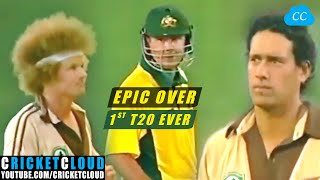 EPIC Over from 1st T20 Match EVER | AUSvNZ 2005 !!