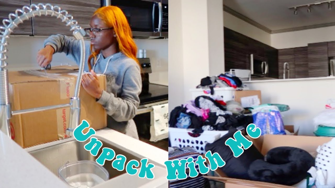 Unpack With Me Moving Vlog Youtube