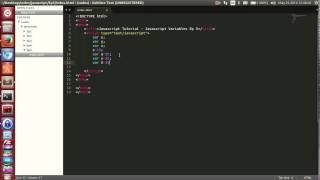 005 Javascript Tutorial Javascript Variables Ep 5