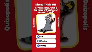 Disney Trivia Quiz Time Question Number 13