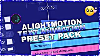 TOP 5 TEXT ANIMATION PRESET FOR ALIGHT MOTION