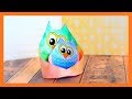 Owl Craft Template - fall paper craft idea for kids