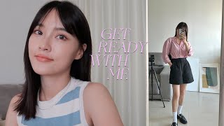 (ENG)GRWM｜懶人快速妝容🌝｜最近的穿衣改變｜Everyday Makeup Routine