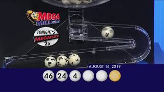 MegaMillions Drawing 08 16 2019