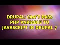 Drupal: Can't pass php variable to javascript in Drupal 7