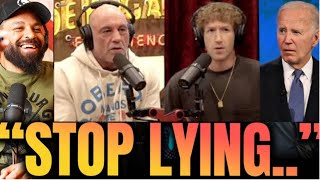 Zuckerberg Tells Joe Rogan Facebook Said NO to Democrats when it came to Censoring Conservatives!