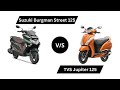 Suzuki Burgman Street 125 vs TVS Jupiter 125