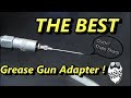 The Best Grease Gun Adapter! ! How to grease joints with no grease fittings