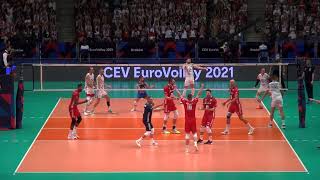 Kamil Semeniuk at Eurovolley '21